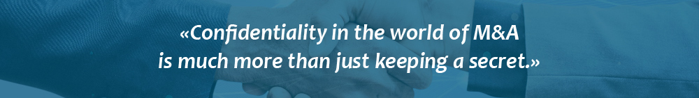 Confidentiality in the sale of a company