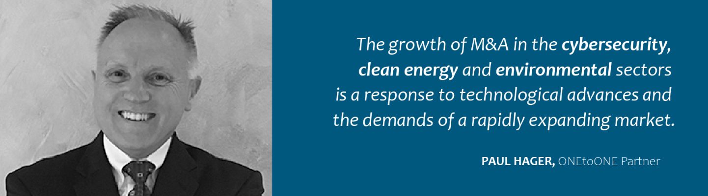 Emerging sectors in M&A quote