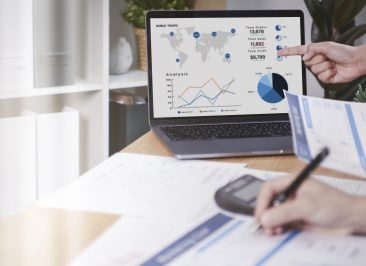 Businesspeople meeting plan analysis graph company finance strategy statistics success concept and planning for future in office room.
